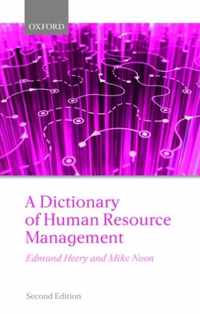 Dictionary Of Human Resource Management