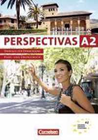 Perspectivas 2. Kurs-, Arbeits-, Vokabeltaschenbuch inkl. Kursraum-CDs