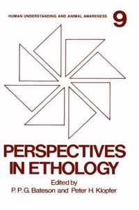 Perspectives in Ethology: Volume 9