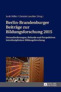 Berlin-Brandenburger Beiträge zur Bildungsforschung 2015