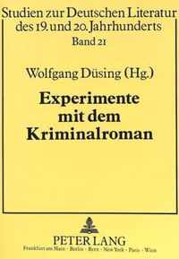 Experimente mit dem Kriminalroman