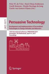 Persuasive Technology Development and Implementation of Personalized Technologi