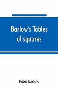 Barlow's tables of squares, cubes, square roots, cube roots, reciprocals of all integer numbers up to 10,000