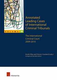 Annotated Leading Cases of International Criminal Tribunals - volume 50