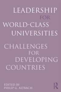 Leadership for World-Class Universities