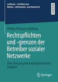 Rechtspflichten Und -Grenzen Der Betreiber Sozialer Netzwerke