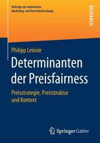 Determinanten der Preisfairness