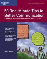 50 One-Minute Tips to Better Communication