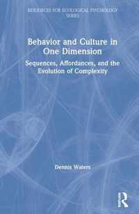 Behavior and Culture in One Dimension