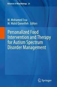 Personalized Food Intervention and Therapy for Autism Spectrum Disorder Management