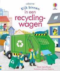 Een recyclingwagen