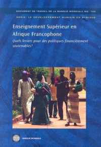 Enseignement Superieur en Afrique Francophone