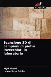 Scansione 3D di campioni di pietra invecchiati in laboratorio