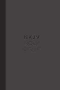 NKJV, Compact Single-Column Reference Bible, Hardcover, Gray, Comfort Print