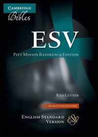 ESV Pitt Minion Reference Bible, Black Goatskin Leather, Red-letter Text, ES446