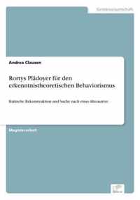 Rortys Pladoyer fur den erkenntnistheoretischen Behaviorismus