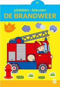 Plakken en kleuren - De brandweer 3+