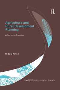 Agriculture and Rural Development Planning