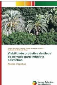 Viabilidade produtiva de oleos do cerrado para industria cosmetica