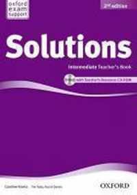 Solutions second edition - Intermediate teacher's book + cd-rom pack