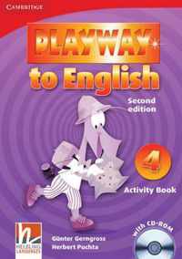 Playway to English Level 4 Activity Book [With CDROM]