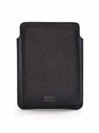 Leren Top Load pocket Kobo Touch - zwart