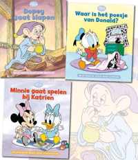 Waar is het poesje van Donald?; Minnie gaat spelen bij Katrien; Dopey gaat slapen