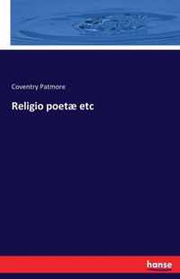 Religio poetae etc