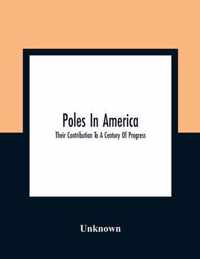 Poles In America: Their Contribution To A Century Of Progress