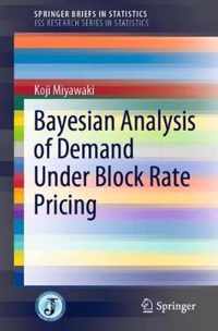 Bayesian Analysis of Demand Under Block Rate Pricing