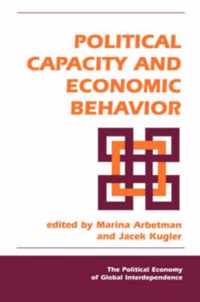 Political Capacity & Economic Behavior