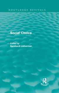 Social Choice (Routledge Revivals)