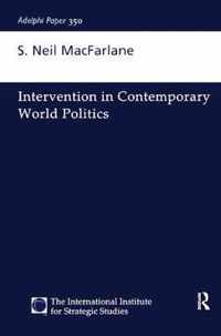 Intervention in Contemporary World Politics