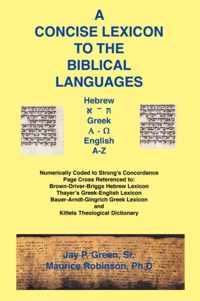 Concise Lexicon to the Biblical Languages