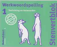 Stenvert Werkwoordspelling 1 Toelichting en Antwoorden