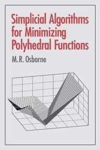 Simplicial Algorithms for Minimizing Polyhedral Functions