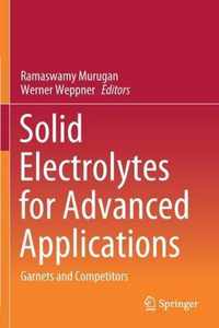 Solid Electrolytes for Advanced Applications