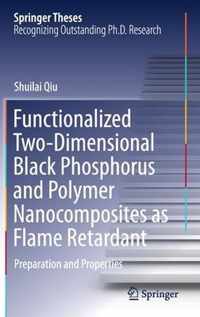 Functionalized Two-Dimensional Black Phosphorus and Polymer Nanocomposites as Flame Retardant