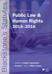 Blackstone's Statutes on Public Law & Human Rights