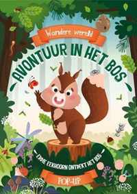 Pop-up 2 -   Wondere wereld pop-up - Avontuur in het bos