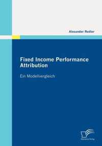 Fixed Income Performance Attribution