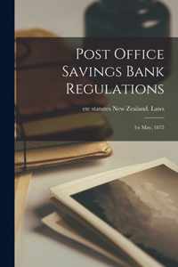 Post Office Savings Bank Regulations