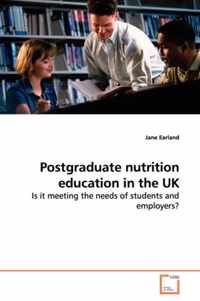 Postgraduate nutrition education in the UK