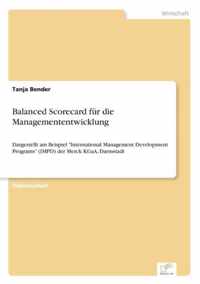 Balanced Scorecard fur die Managemententwicklung