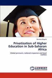 Privatization of Higher Education in Sub-Saharan Africa