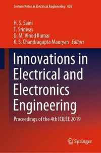 Innovations in Electrical and Electronics Engineering