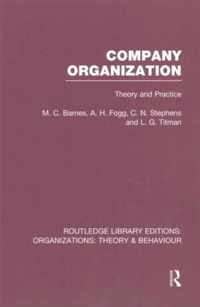 Company Organization (Rle: Organizations): Theory and Practice