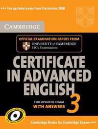 Cambridge Certificate In Advanced English 3 For Updated Exam Self-Study Pack (Student's Book With Answers And Audio Cds (2))