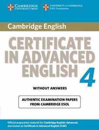 Cambridge Certificate in Advanced English 4