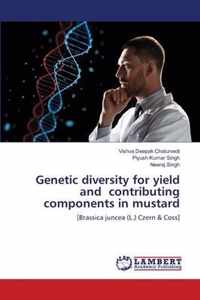 Genetic diversity for yield and contributing components in mustard